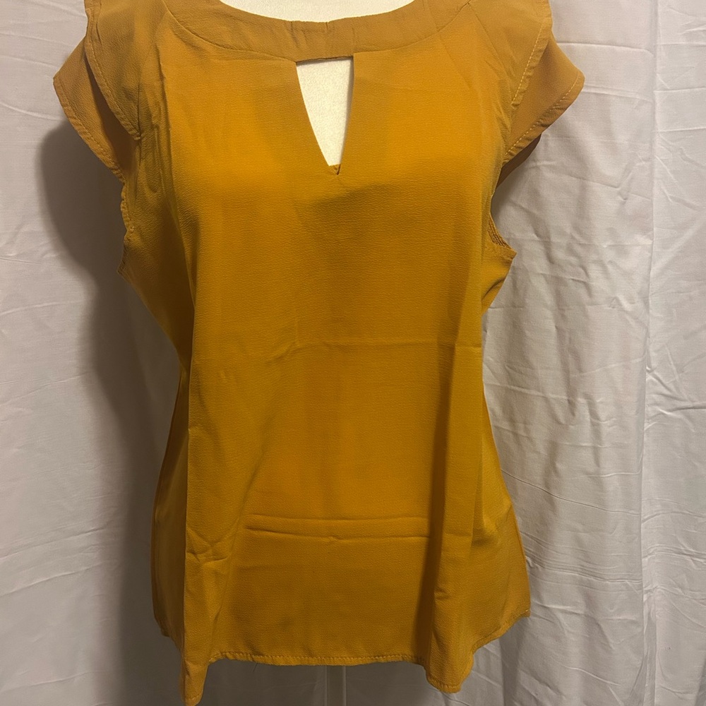 Mustard Yellow Women's Top